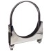 Exhaust Flat Band Clamp, Chrome - 6"